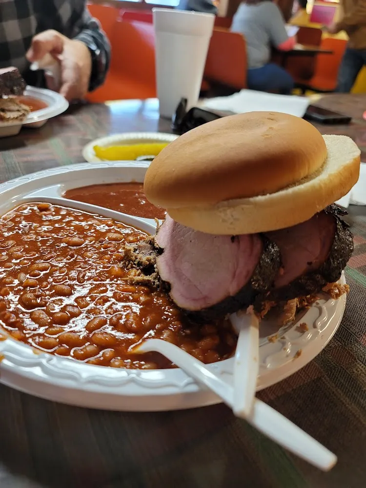 2 Meat Combo Rib and Brisket