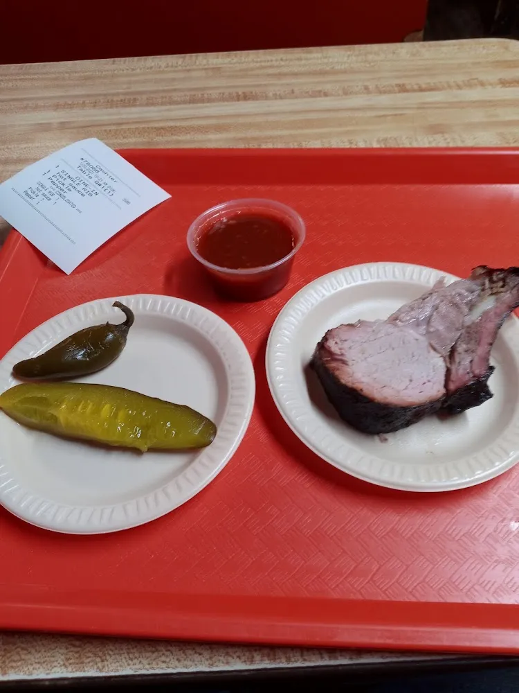 Single Rib Hot Sauce and Pickle-N-Pepper